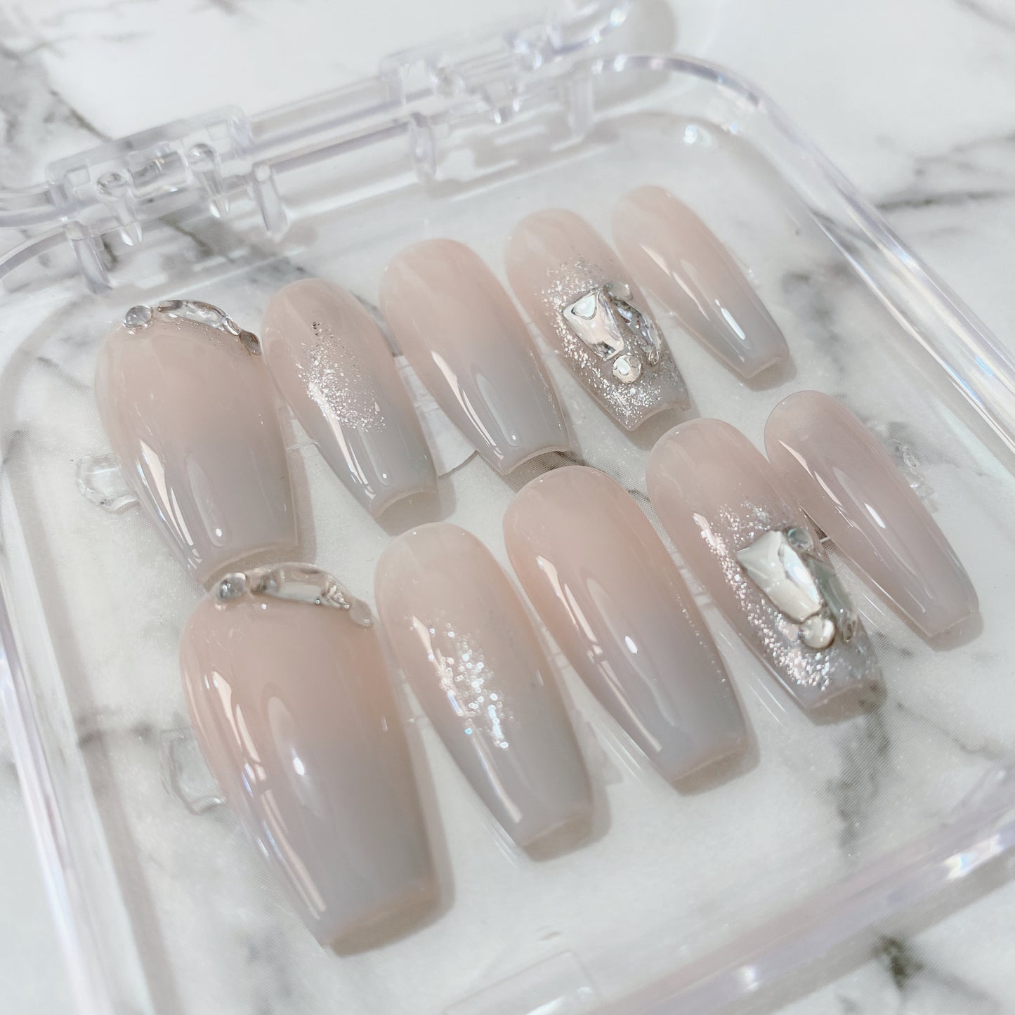 Ethereal Elegance Handmade Press on nails